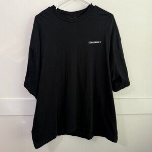 COLLUSION Black & White Unisex Oversized Coordinates Short Sleeve Shirt